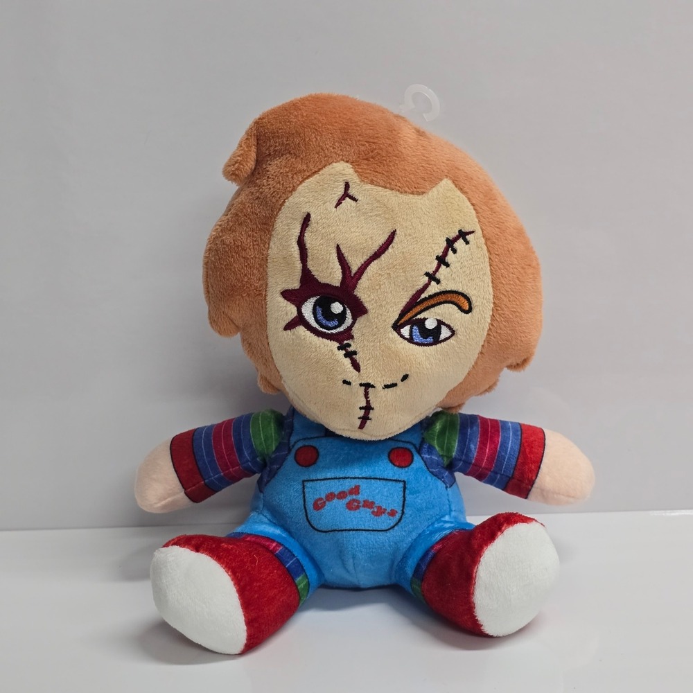 Chucky Plush  Kidrobot Phunny Blue Red Scarred Good Guys‎ Horror Stuffed